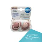 Obrazek Canpol babies Smoczek silikonowy 18m+ symetryczny PURE COLOR 2szt.
